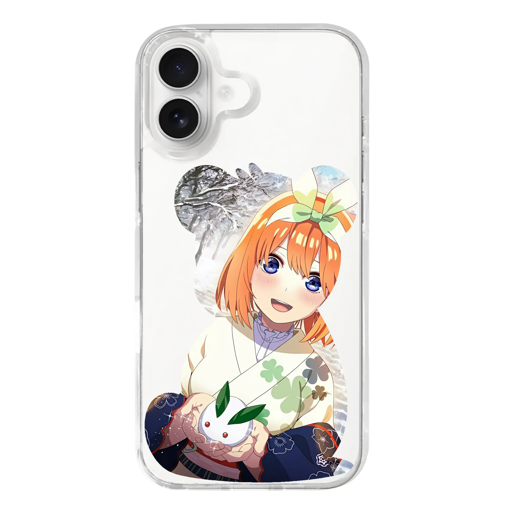 五等分の花嫁 グッズ 中野 四葉 - iPhone 17シリーズ 透明スマホケース – 薄型・耐衝撃・精密フィット保護カバー